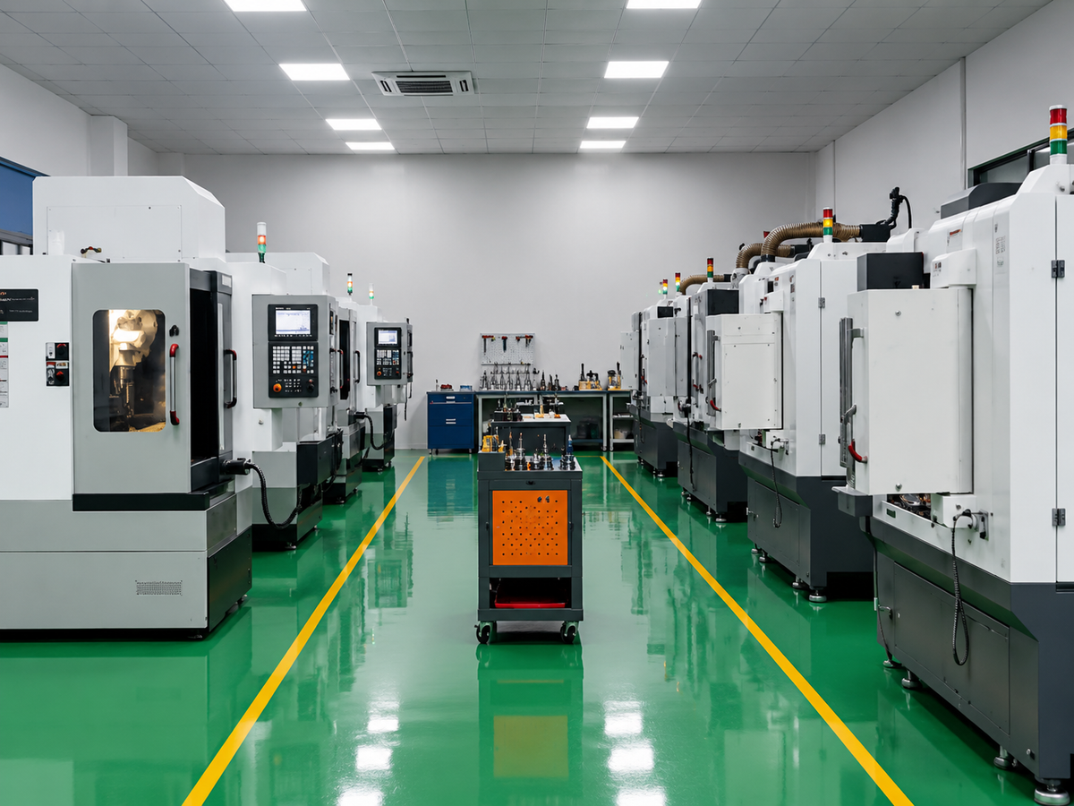 Advanced CNC Machine in Our Modern CNC Machine Facility