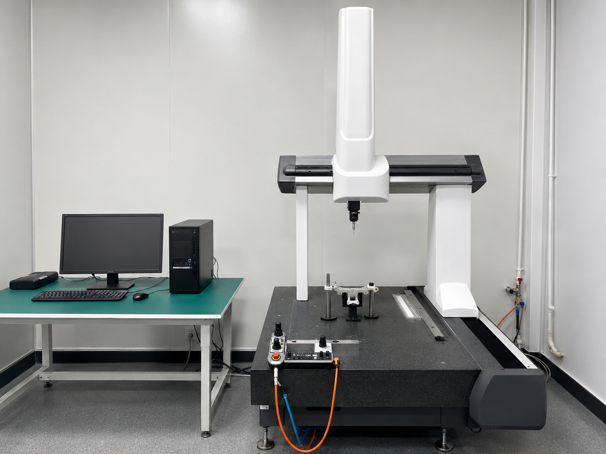 Precision Coordinate Measuring Machine (CMM) for Quality Inspection of Ceramic Parts
