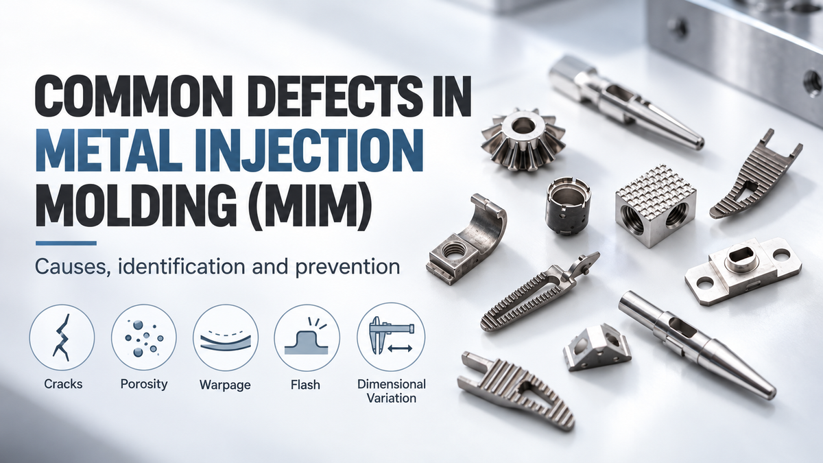Common Defects in Metal Injection Molding(MIM) and How to Prevent Them